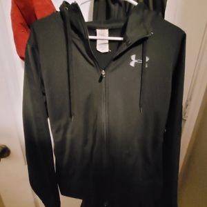 Women's Under Armour black zipped sweatshirt